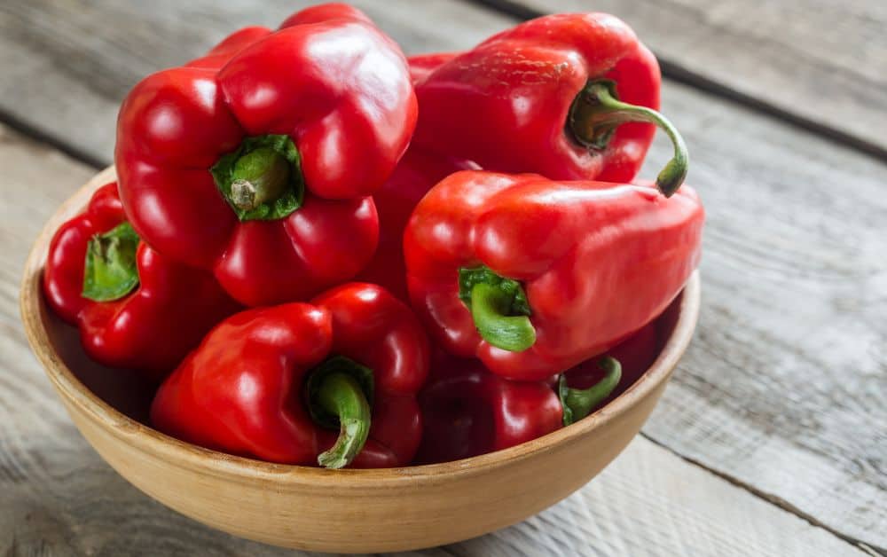 red bell peppers